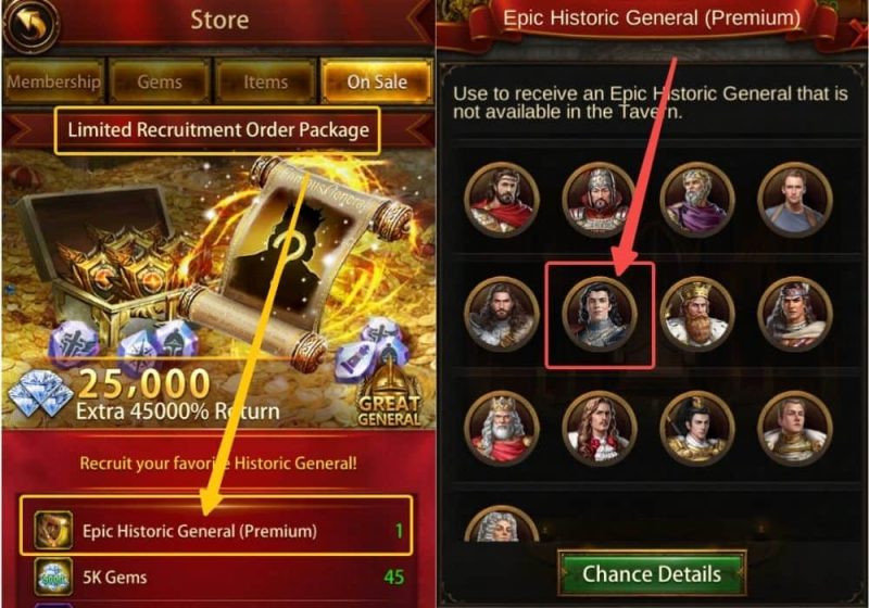 Get Mordred from Limited Recruitment Order Package