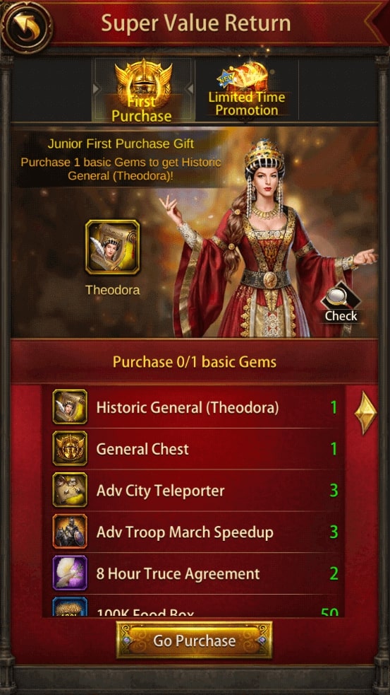First Purchase Package - Theodora