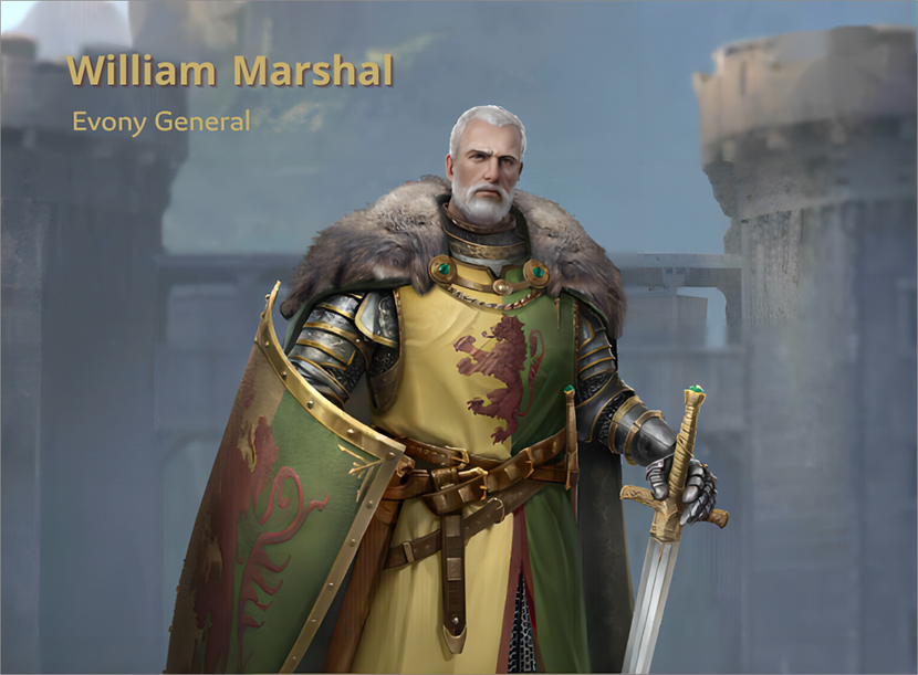 Evony Epic Historic General William Marshal