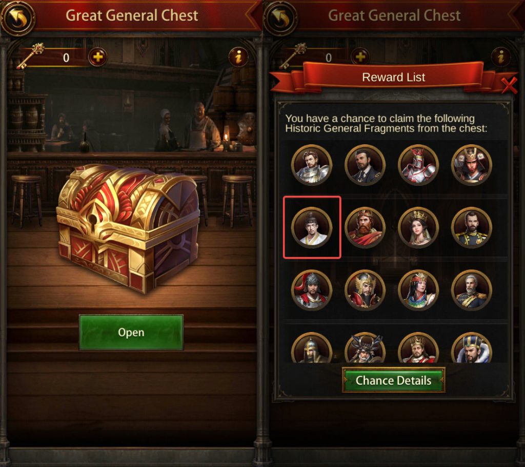 Get Gwanggaeto the Great General Fragment from Great General Chest